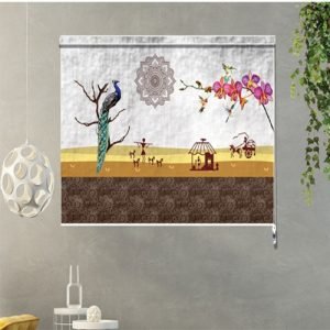 Customized Roller Peacock Design in Narsingi